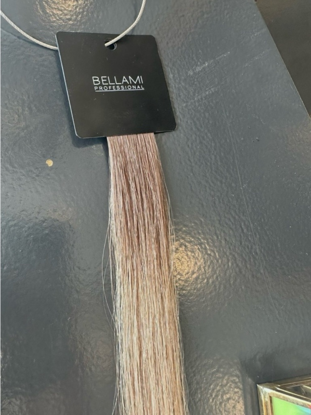 BELLAMI 20” K-Tip Hair Extensions - Light Brown to Ash Blonde Platinum Blend NWT - Picture 2 of 7